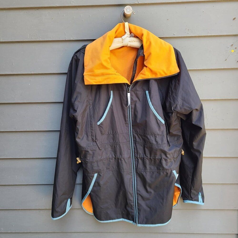 Vintage Reebok Outdoor Athletic Jacket with Hood Pockets size Medium